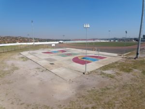 Basket field at Diur stadium, Kolwezi