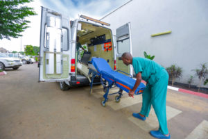 Ambulance du service d'urgence du CMC, Lubumbashi, RD Congo.