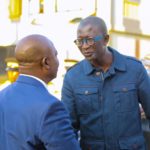 Patrick William, CEO du CMC et le Vice-Gouverneur du Haut-Katanga, Jean-Claude Kamfwa
