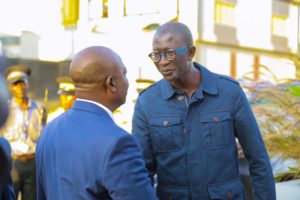 Patrick William, CEO du CMC et le Vice-Gouverneur du Haut-Katanga, Jean-Claude Kamfwa