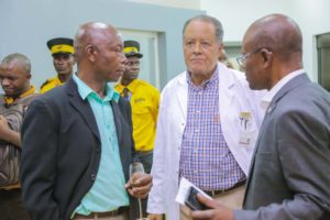 Dr Kabeya et Dr Michel au CMC