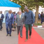 Le Vice-Gouverneur du Haut-Katanga, Jean-Claude Kamfwa, George A. Forrest et Patrick William