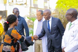 Arrivée des invités lors de l'inauguration du CMC à Lubumbashi