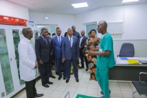 Salles des urgences du CMC, Lubumbashi