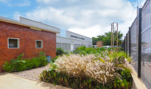 Jardin du CMC - Centre Médical de la Communauté à Lubumbashi, RD Congo.