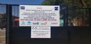 COVID vaccination at the CMC in Lubumbashi, DR Congo