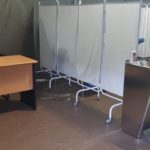 Office at the vaccination center in CMC, Lubumbashi, DR Congo