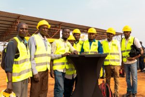 Agents EGMF lors du 100e anniversaire de l'entreprise