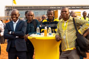 Agents EGMF lors du 100e anniversaire de l'entreprise