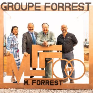 Maxime, Malta, George Arthur et Mike Forrest lors des 100 ans d'EGMF