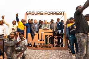 George Arthur Forrest, Malta Forrest entourés des agents EGMF lors des 100 ans d'EGMF