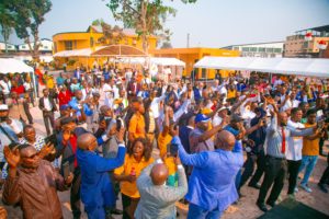Agents EGMF lors des 100 ans à Kinshasa